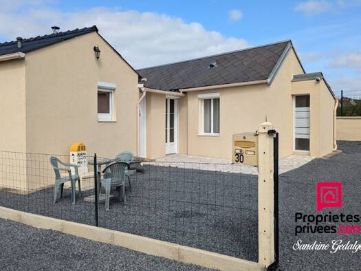 Maison de plain-pied à vendre 160 000 € 4 pièces 2 chambres 92 m² 420 m² de terrain Milly-sur-Thérain 60112