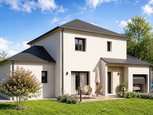 Terrain avec maison neuve à vendre 314 549 € 5 pièces 4 chambres 120 m² 613 m² de terrain Larçay 37270