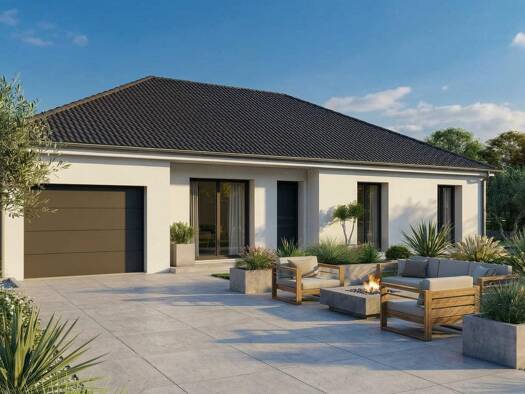 Terrain avec maison neuve à vendre 235 047 € 4 pièces 3 chambres 85 m² 823 m² de terrain Domprel 25510