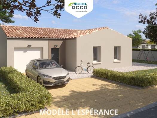Terrain avec maison neuve à vendre 232 650 € 3 pièces 3 chambres 83 m² 424 m² de terrain Saint-Jean-de-Liversay 17170