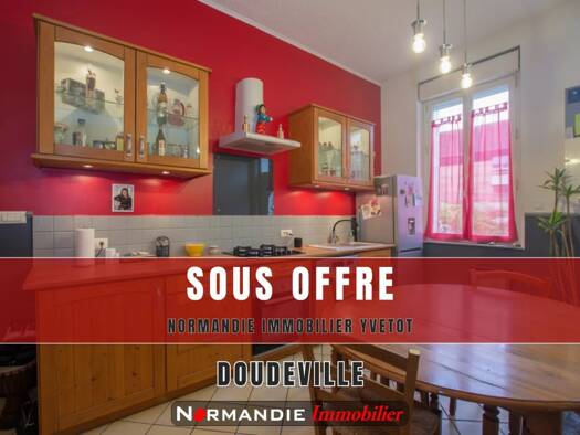 Maison de ville à vendre 129 000 € 2 chambres 77 m² Doudeville 76560