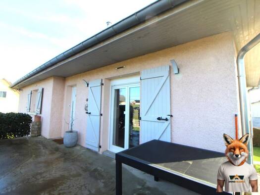 Maison de plain-pied à vendre 257 500 € 5 pièces 3 chambres 82 m² 1 170 m² de terrain Angeot 90150