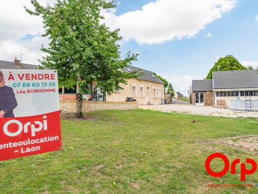 Maison à vendre 139 900 € 4 pièces 3 chambres 112 m² 1 200 m² de terrain Landifay-et-Bertaignemont 02120