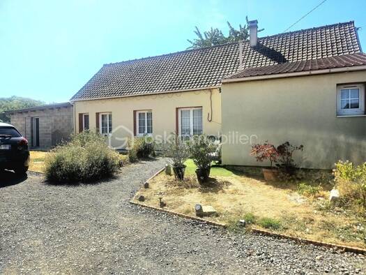 Maison de plain-pied à vendre 219 000 € 4 pièces 3 chambres 91 m² 909 m² de terrain Villers-Vicomte 60120