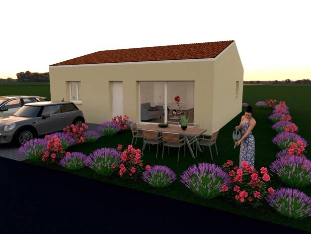 Terrain avec maison neuve à vendre 241 000 € 4 pièces 3 chambres 90 m² 333 m² de terrain Magalas 34480