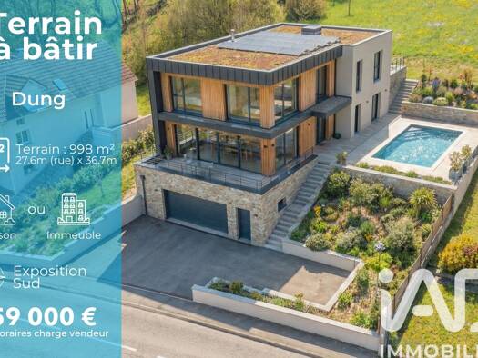 Terrain constructible à vendre 59 000 € 998 m² de terrain Dung 25550