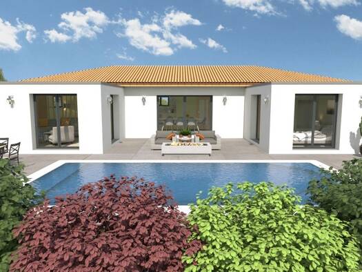 Terrain avec maison neuve à vendre 499 000 € 5 pièces 3 chambres 142 m² 961 m² de terrain Villeneuve-la-Rivière 66610