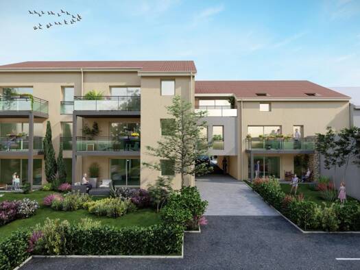 Appartement à vendre - neuf 225 000 € 3 pièces 2 chambres 70,7 m² Étage 2/2 Metzeresche 57920
