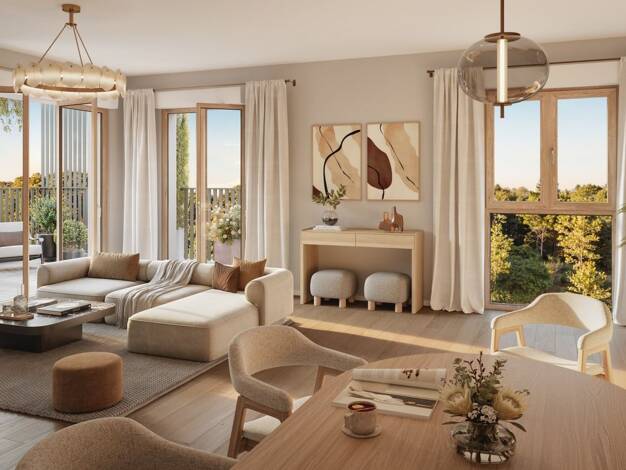 Appartement à vendre - neuf 308 100 € 2 pièces 1 chambre 40,9 m² 1er étage Châtenay-Malabry 92290