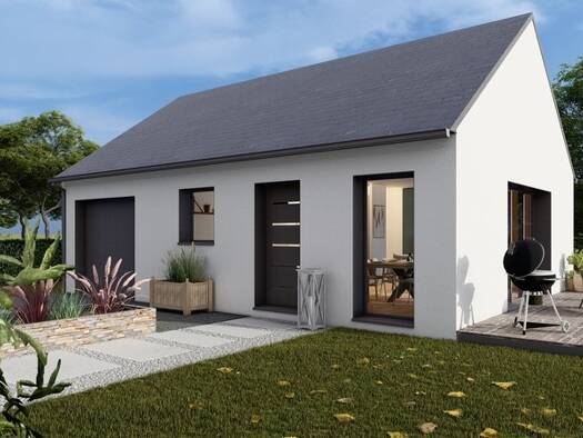 Terrain avec maison neuve à vendre 228 000 € 4 pièces 3 chambres 80 m² 312 m² de terrain Évran 22630