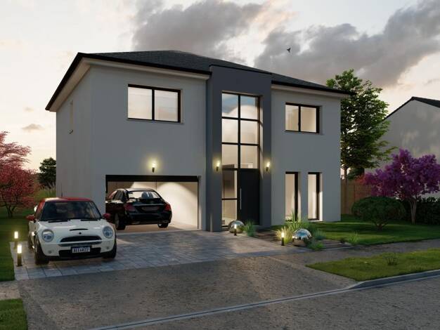 Terrain avec maison neuve à vendre 330 000 € 5 pièces 4 chambres 130 m² 432 m² de terrain Bréhain-la-Ville 54190