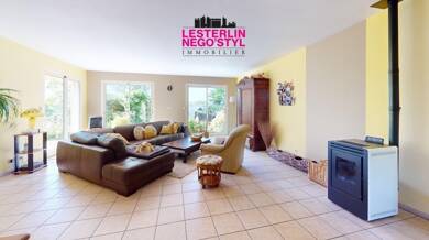 Maison de plain-pied à vendre 415 000 € 6 pièces 4 chambres 146 m² 1 327 m² de terrain Octeville sur Mer 76930