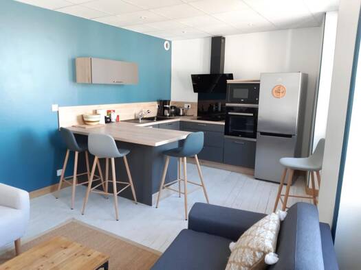 Appartement à louer 800 € 2 pièces 1 chambre 42 m² Ouest Péri-Centre Ville Vannes 56000