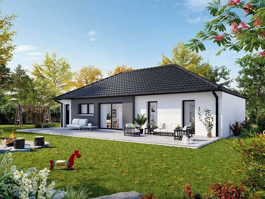Terrain avec maison neuve à vendre 209 500 € 4 pièces 3 chambres 90,5 m² 518 m² de terrain Balleroy 14490