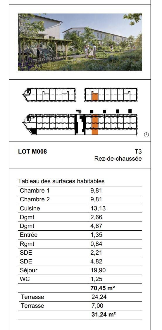 Maison à vendre, 75m², CERGY
