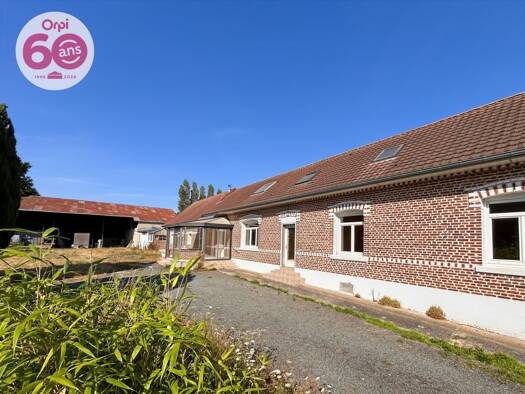 Maison à vendre 195 000 € 5 pièces 4 chambres 132 m² 5 118 m² de terrain Morchies 62124