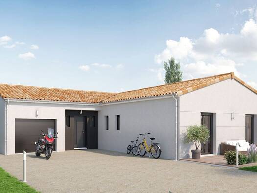 Terrain avec maison neuve à vendre 283 474 € 5 pièces 4 chambres 120 m² 490 m² de terrain Val de Moine Cholet 49300