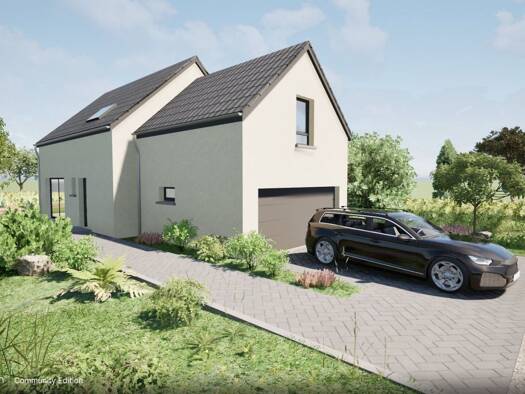 Terrain avec maison neuve à vendre 356 767 € 7 pièces 4 chambres 130 m² 414 m² de terrain Nord Est Bischwiller 67240