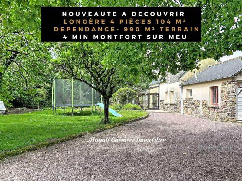 Maison à vendre, 104m², MONTFORT SUR MEU