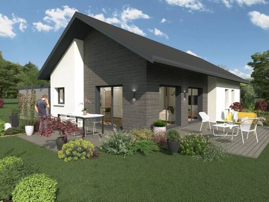 Terrain avec maison neuve à vendre 253 800 € 3 pièces 2 chambres 88 m² 715 m² de terrain Druelle Balsac 12510