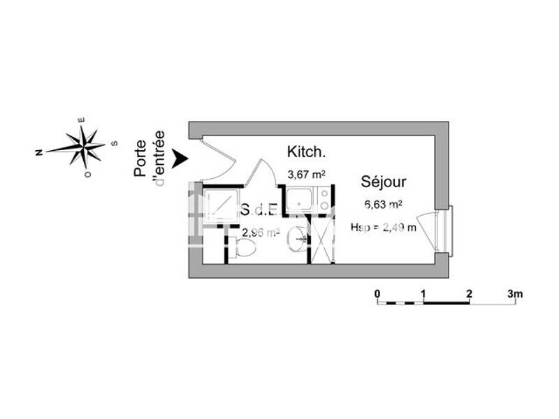 Maison à louer, 13m², LE HAVRE