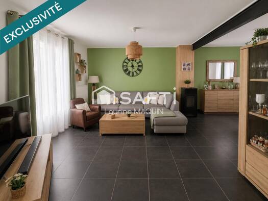 Maison de ville à vendre 162 000 € 3 pièces 2 chambres 95 m² 188 m² de terrain Faubourg d'Isle-Neuville Saint-Quentin 02100