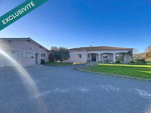 Maison de plain-pied à vendre 282 000 € 5 pièces 3 chambres 150 m² 1 508 m² de terrain Casseneuil 47440