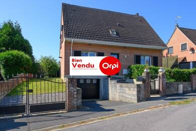 Maison à vendre 204 100 € 6 pièces 4 chambres 125 m² 402 m² de terrain Le Lambrecon Jeumont 59460