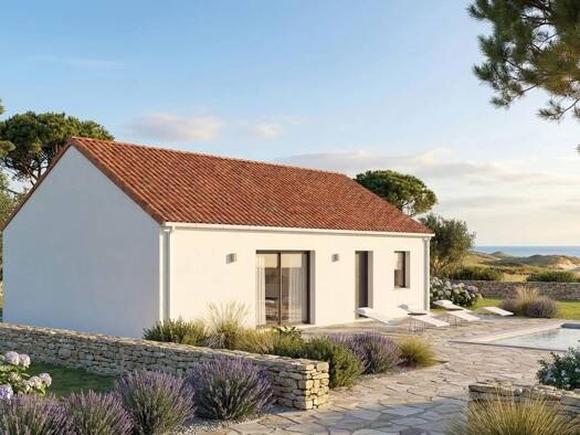 Terrain avec maison neuve à vendre 208 844 € 5 pièces 4 chambres 90 m² 687 m² de terrain Moutiers-les-Mauxfaits 85540