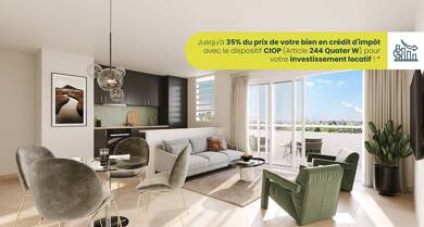 Appartement à vendre - Neuf 241 727 € 3 pièces 2 chambres 60 m² dès le 30/06/2026 Saint-Pierre 97410