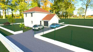 Terrain avec maison neuve à vendre 235 000 € Cressin-Rochefort 01350