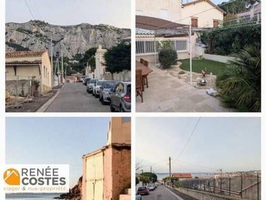 Maison en viager occupé Bouquet 120 450 € 3 pièces 2 chambres 67 m² 70 m² de terrain Marseille 8ème arrondissement 13008