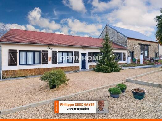 Maison de plain-pied à vendre 249 995 € 5 pièces 3 chambres 124 m² 2 795 m² de terrain Saint-Léger-Magnazeix 87190