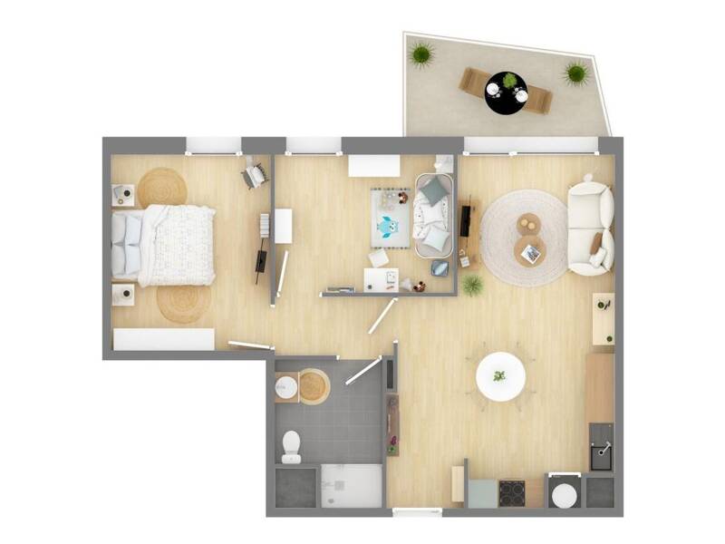 Maison à louer, 48m², CUCQ