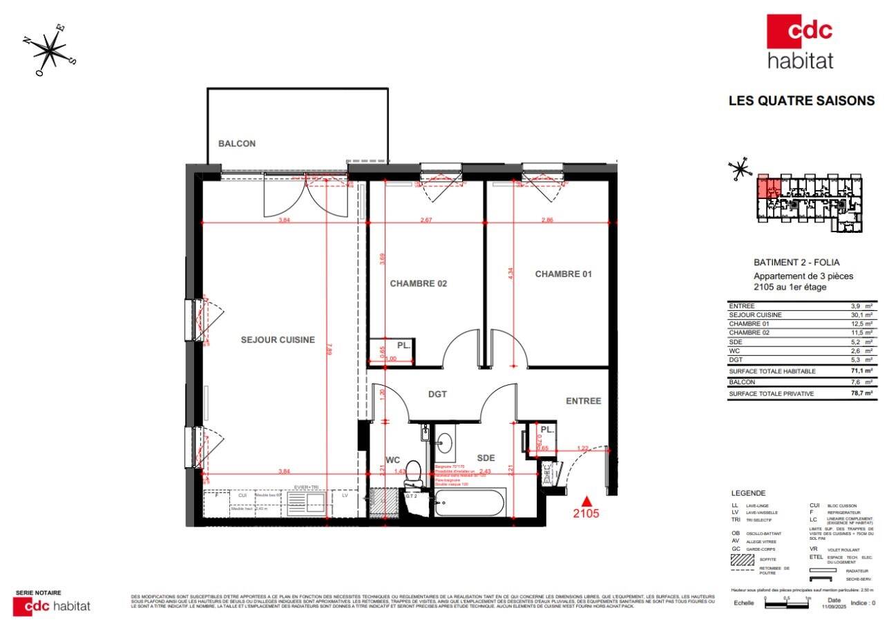 Maison à louer, 71m², MULHOUSE
