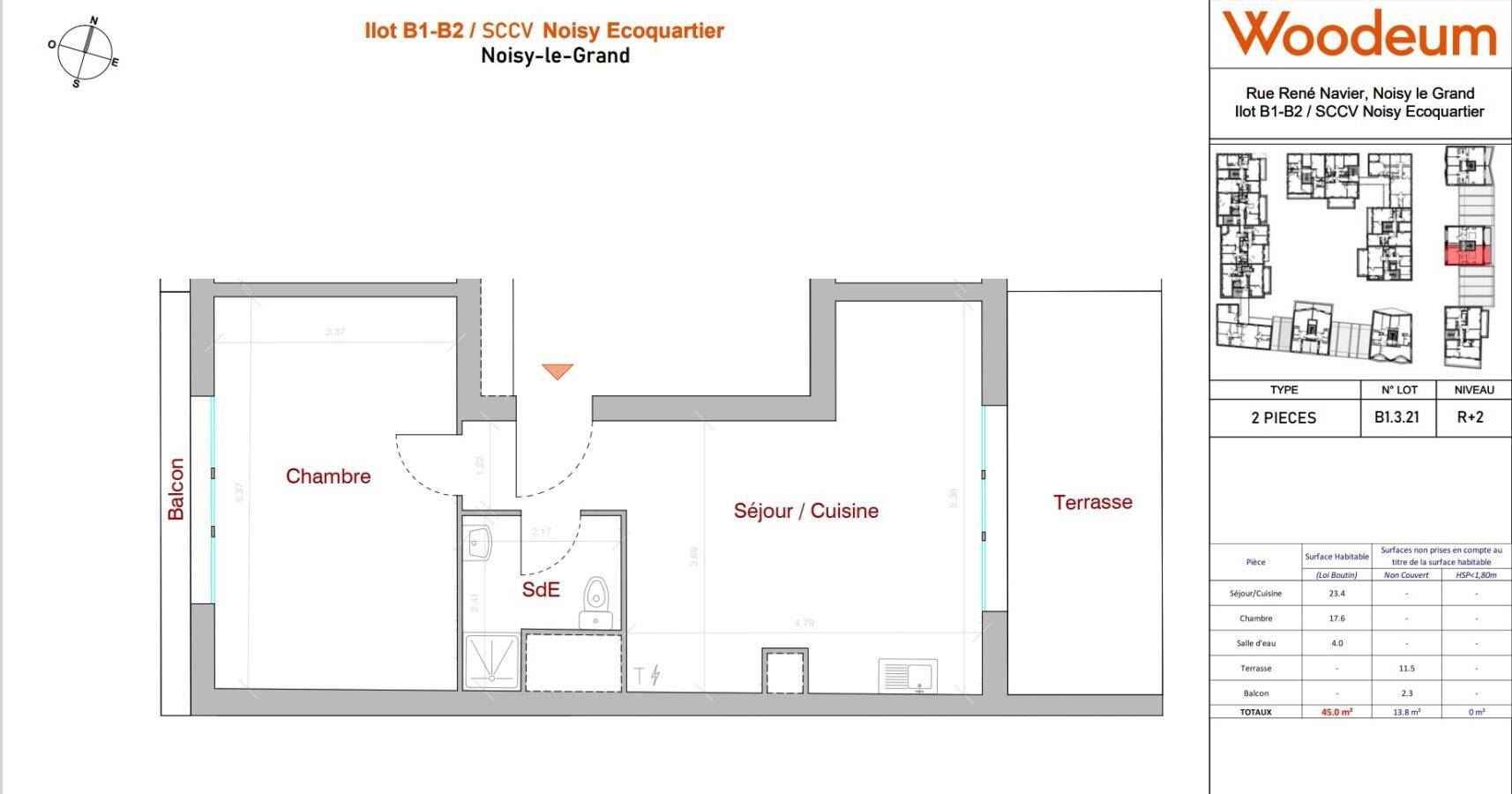 Maison à louer, 46m², NOISY LE GRAND
