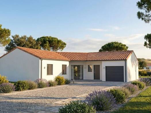 Terrain avec maison neuve à vendre 285 409 € 4 pièces 3 chambres 100 m² 358 m² de terrain Le Fenouiller 85800