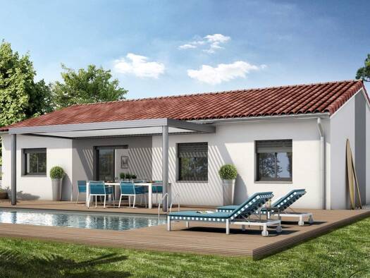Terrain avec maison neuve à vendre 330 760 € 4 pièces 3 chambres 90 m² 356 m² de terrain Loupian 34140