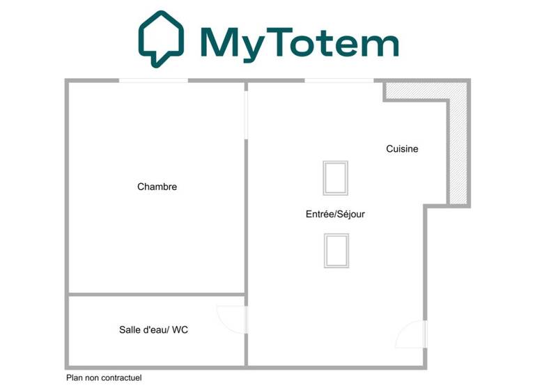 Appartement à vendre 265 000 € 2 pièces 1<br/>chambre 26 m²<br/>superficie Dernier étage, 3/3<br/>étage Paris 19ème 75019
