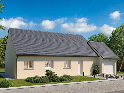 Terrain avec maison neuve à vendre 178 900 € 5 pièces 4 chambres 101 m² 1 350 m² de terrain Saint-Clair-d'Arcey 27300