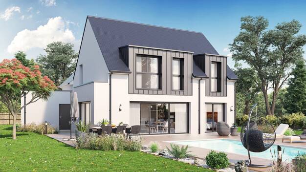 Terrain avec maison neuve à vendre 391 132 € Bouvron 44130