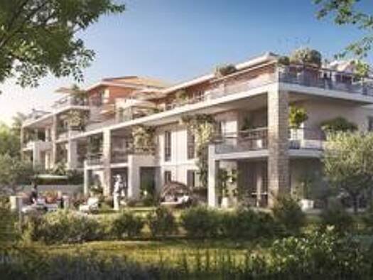 Appartement à vendre - neuf 395 000 € 3 pièces 2 chambres 64 m² 1er étage Les Paluds-Lauvert Vallauris 06220