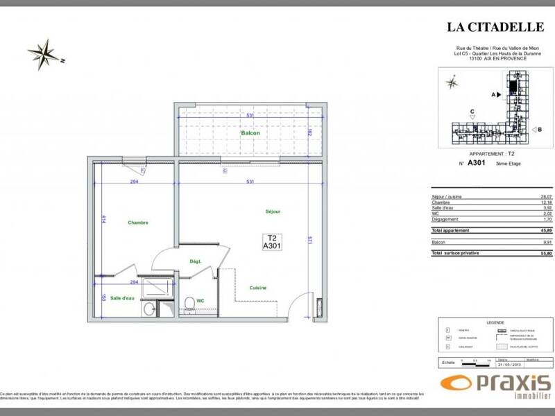 Maison à louer, 45m², AIX EN PROVENCE