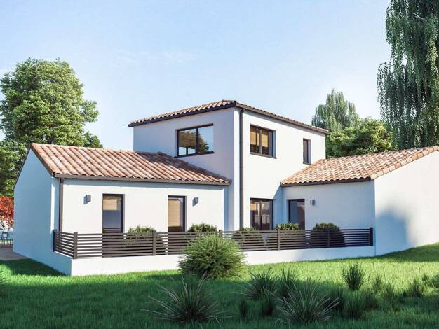 Terrain avec maison neuve à vendre 611 725 € 5 pièces 4 chambres 130 m² 2 730 m² de terrain Grosbreuil 85440