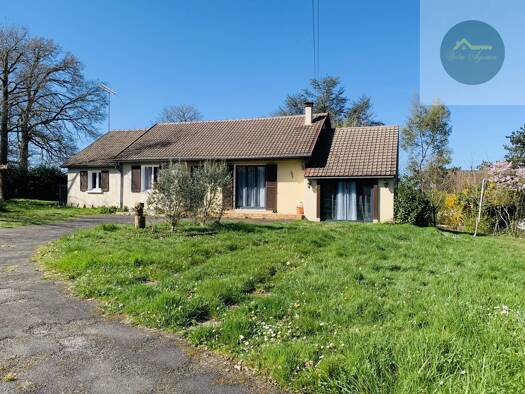 Maison de plain-pied à vendre 167 000 € 5 pièces 4 chambres 125 m² 2 200 m² de terrain Chéroy 89690