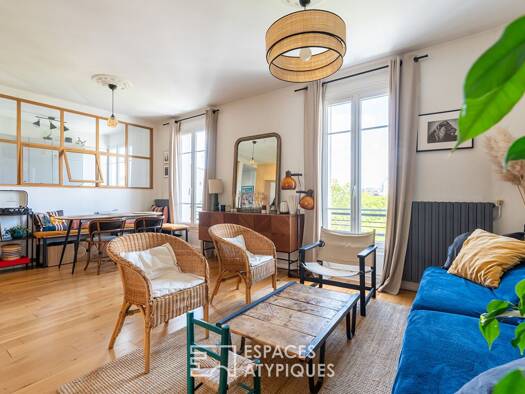 Appartement à vendre 400 000 € 3 pièces 2 chambres 60 m² Étage 4/4 Voltaire-Grésillons Asnières-sur-Seine 92600