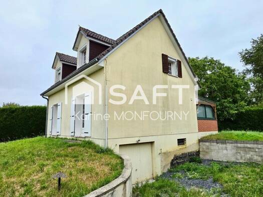Maison à vendre 184 900 € 4 pièces 3 chambres 127 m² 850 m² de terrain Saint-Quentin 02100