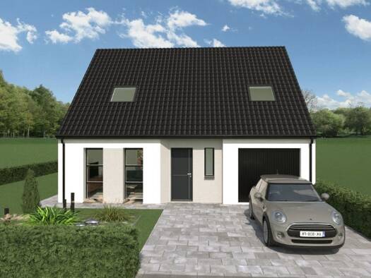 Terrain avec maison neuve à vendre 245 000 € 5 pièces 3 chambres 100 m² 450 m² de terrain Ardres 62610