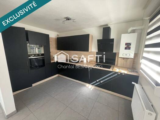 Appartement à vendre 118 500 € 4 pièces 2 chambres 80 m² Étage 1/2 Sainte Barbe Freyming-Merlebach 57800