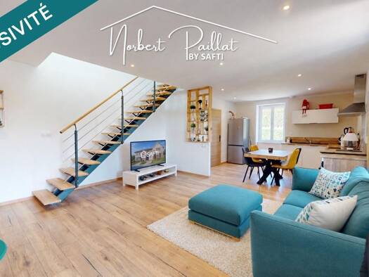 Duplex à vendre 189 000 € 3 pièces 2 chambres 70 m² 1er étage La Roche-Vineuse 71960